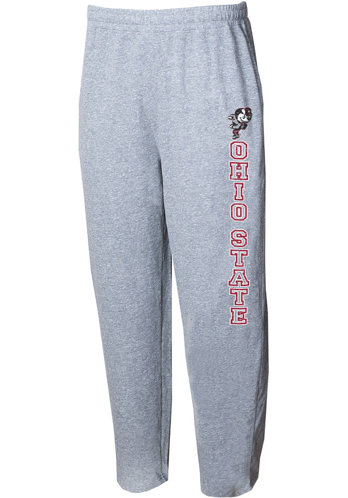 Ohio State Buckeyes Mens Grey Mainstream Fashion Sweatpants