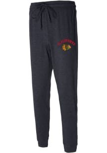 Chicago Blackhawks Mens Grey Scotch Fashion Sweatpants