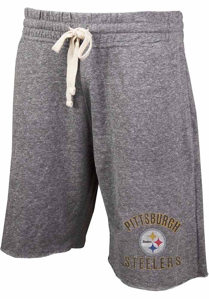 Pittsburgh Steelers Mens Grey Mainstream Shorts