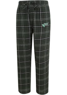 North Texas Mean Green Mens Green Plaid Flannel Flannel Sleep Pants
