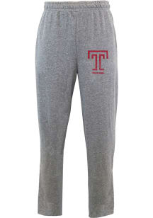 Temple Owls Mens Grey Mainstream Fashion Sweatpants