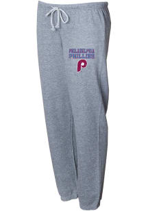 Philadelphia Phillies Womens Mainsteam Grey Sweatpants