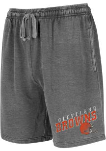 Cleveland Browns Mens Charcoal TRACKSIDE Shorts
