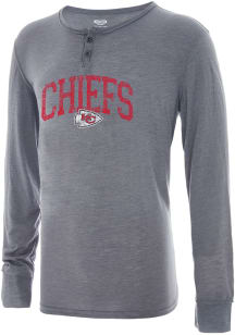 Kansas City Chiefs Grey TAKEAWAY Long Sleeve Fashion T Shirt