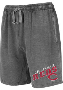 Cincinnati Reds Mens Charcoal Trackside Shorts