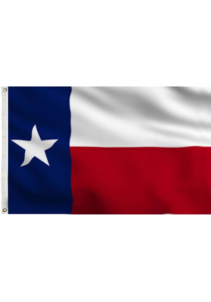Texas 3x5 Grommet Blue Silk Screen Grommet Flag
