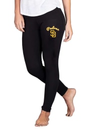 San Diego Padres Womens Black Fraction Pants