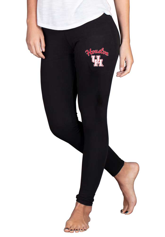 Houston Cougars Womens Black Fraction Pants