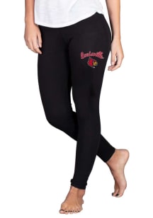 Concepts Sport Louisville Cardinals Womens Black Fraction Pants