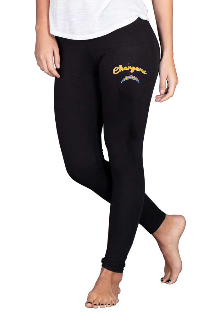 Los Angeles Chargers Womens Black Fraction Pants