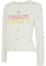 Kansas City Chiefs Womens White Accolade Loungewear Sleep Shirt