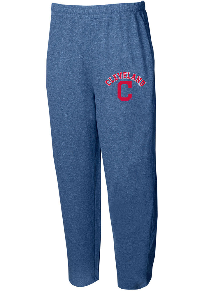 Cleveland Indians Mens Navy Blue Mainstream Fashion Sweatpants