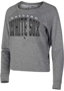 Chicago White Sox Womens Grey Mainstream Crew Sweatshirt