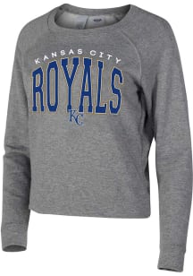 Kansas City Royals Womens Grey Mainstream Crew Sweatshirt