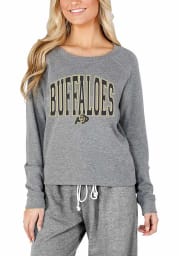 Colorado Buffaloes Womens Grey Mainstream Crew Sweatshirt