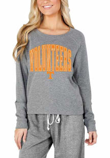 Concepts Sport Tennessee Volunteers Womens Grey Mainstream Crew Sweatshirt
