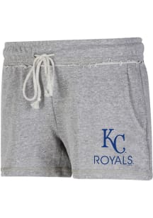 Kansas City Royals Womens Grey Mainstream Shorts