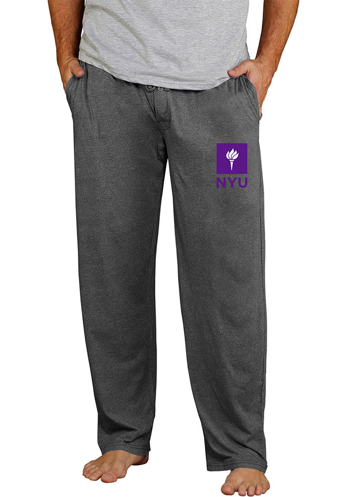 NYU Violets Mens Grey Quest Sleep Pants