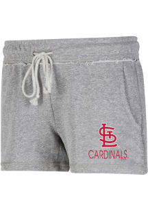 St Louis Cardinals Womens Grey Mainstream Shorts