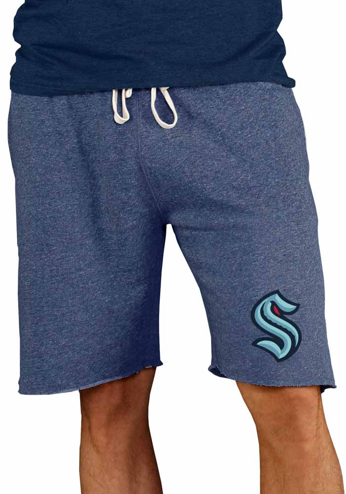 Seattle Kraken Mens Navy Blue Mainstream Shorts