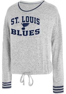 St Louis Blues Womens Grey Siesta Loungewear Sleep Shirt