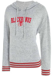 Chicago Blackhawks Womens Grey Siesta Hooded Sweatshirt