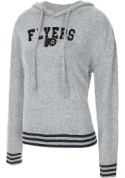 Philadelphia Flyers Womens Grey Siesta Hooded Sweatshirt
