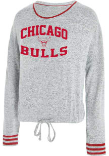 Chicago Bulls Womens Grey Siesta Loungewear Sleep Shirt