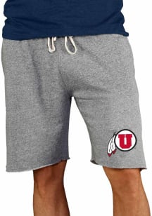 Concepts Sport Utah Utes Mens Grey Mainstream Shorts