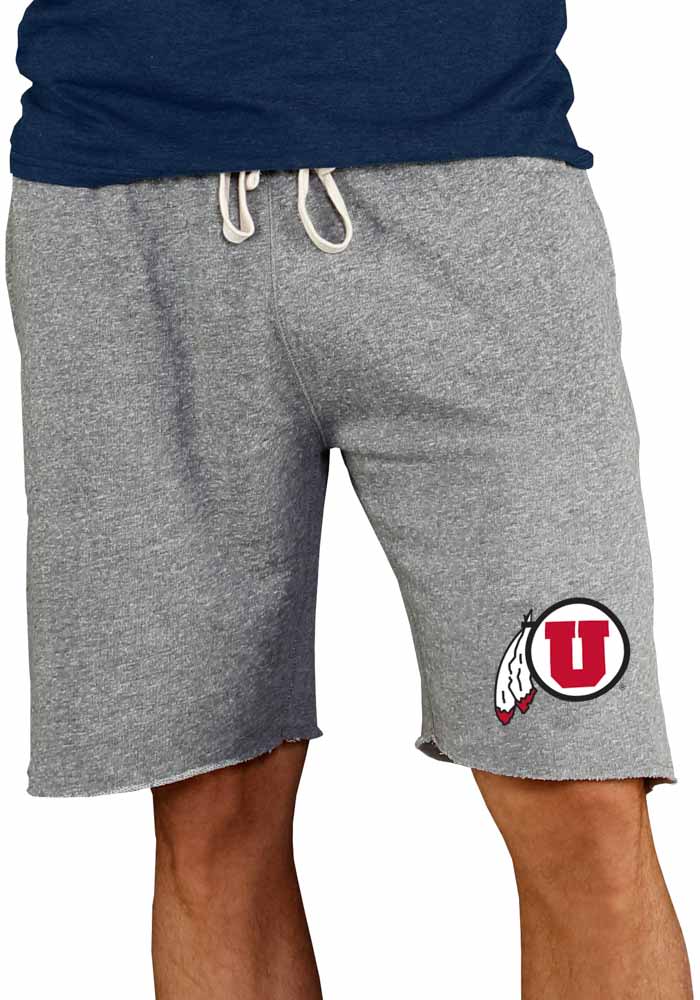 Utah Utes Mens Grey Mainstream Shorts