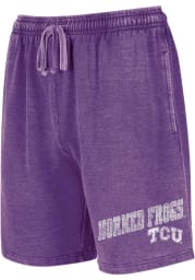 TCU Horned Frogs Mens Purple Trackside Burnout Shorts