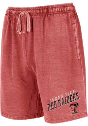 Texas Tech Red Raiders Mens Red Trackside Burnout Shorts