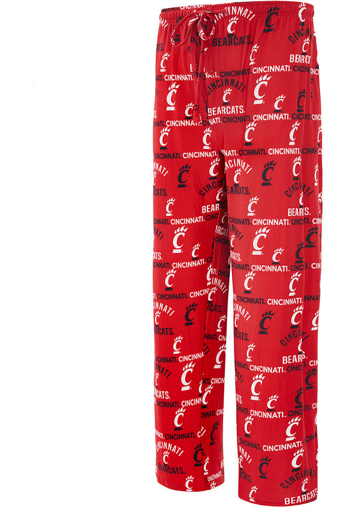 Cincinnati Bearcats Black Cincinnati Flagship Allover Print Lounge Pants