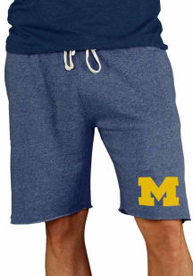 Concepts Sport Michigan Wolverines Mens Navy Blue Mainstream Shorts