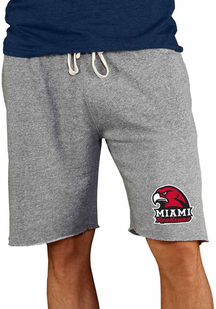 Miami RedHawks Mens Grey Mainstream Shorts