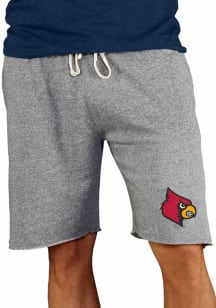 Concepts Sport Louisville Cardinals Mens Grey Mainstream Shorts