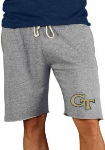 Concepts Sport GA Tech Yellow Jackets Mens Grey Mainstream Shorts