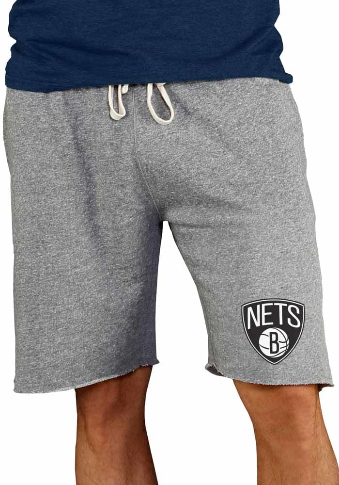 Men's Brooklyn Nets Concepts Sport Gray Mainstream Cuffed Terry Pants
