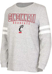 Cincinnati Bearcats Womens Grey Cozy Crew Crew Sweatshirt