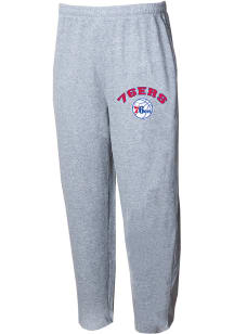 Philadelphia 76ers Mens Grey Mainstream Fashion Sweatpants