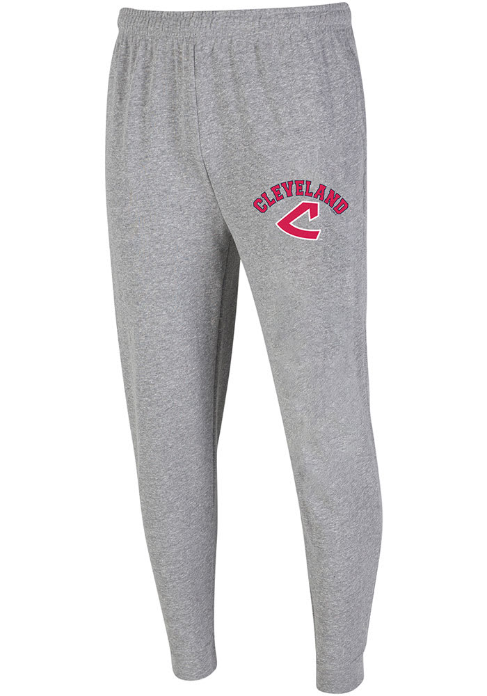 Cleveland Indians Mens Grey Mainstream Jogger Fashion Sweatpants