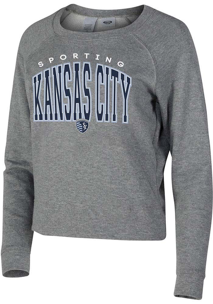 Sporting Kansas City Womens Grey Mainstream Crew Sweatshirt