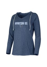 Sporting Kansas City Womens Navy Blue Mainstream Hooded Sweatshirt
