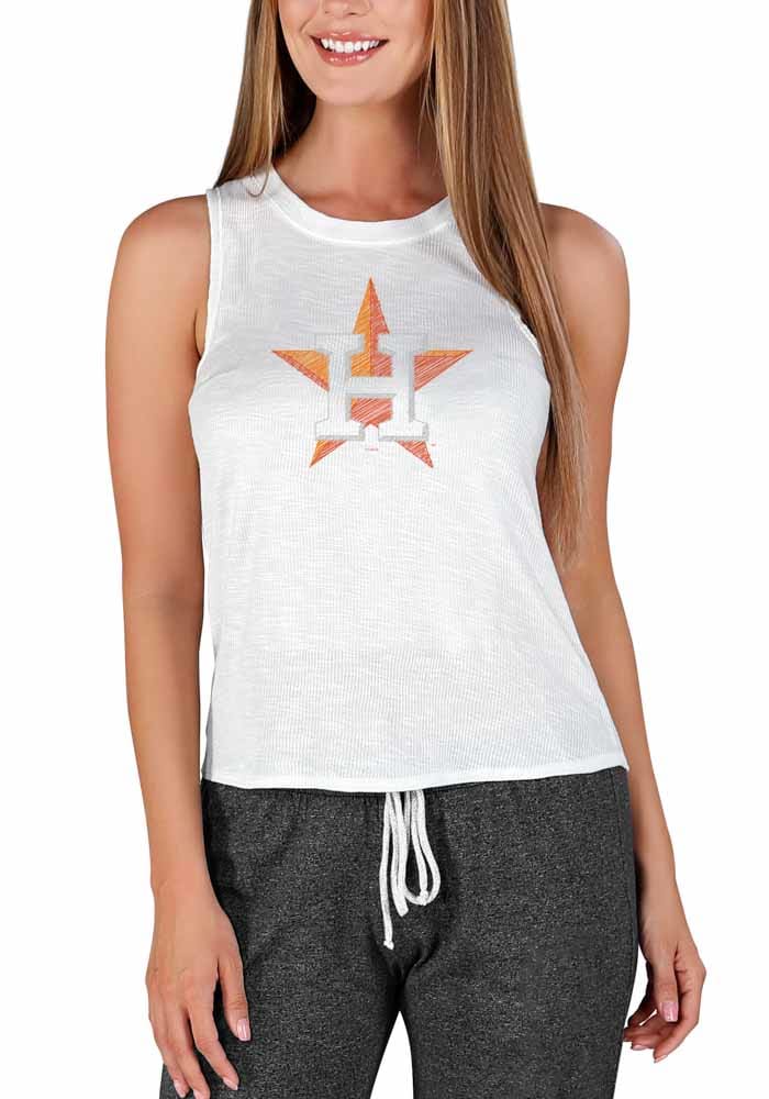 Women's Cutter & Buck Navy Houston Astros Forge Sleeveless Polo 