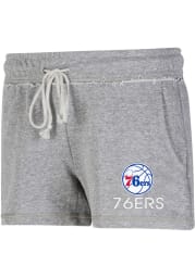 Philadelphia 76ers Womens Grey Mainstream Shorts