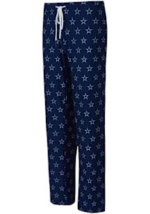 Dallas Cowboys Womens Navy Blue Record Loungewear Sleep Pants