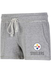 Pittsburgh Steelers Womens Grey Mainstream Shorts