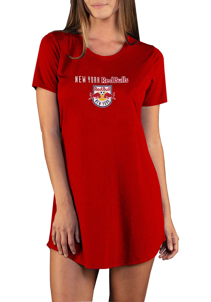 New York Red Bulls Womens Red Marathon Loungewear Sleep Shirt