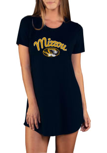 Concepts Sport Missouri Tigers Womens Black Marathon Loungewear Sleep Shirt