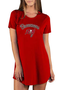 Concepts Sport Tampa Bay Buccaneers Womens Red Marathon Loungewear Sleep Shirt